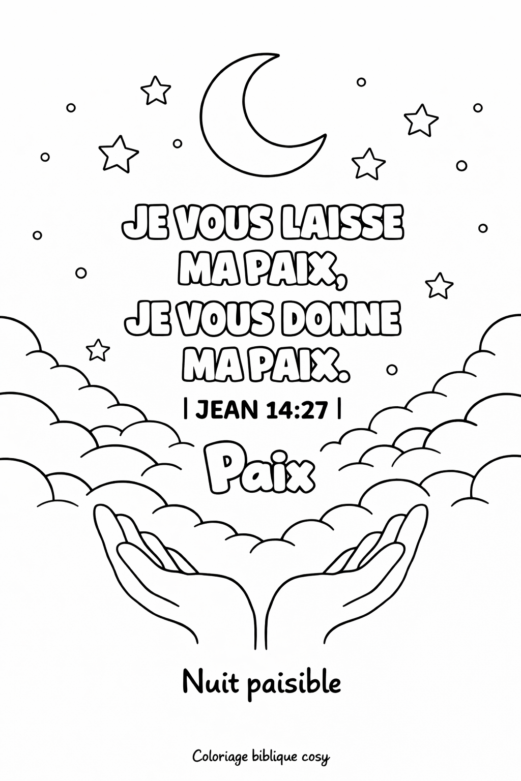 Coloriage Biblique Anti-Stress – 40 Versets Illustrés pour la Paix Intérieure (PDF à Imprimer)